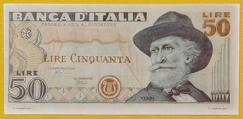 Lire verdi prova - 50,
