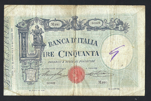 Regno italia vitt 50 - regno, vitt.
