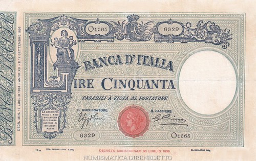 Regno italia 50 - d'italia,