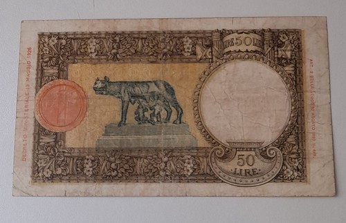Banca italia lire - 50,
