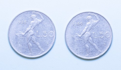 Repubblica italiana coppia - repubblica, 50