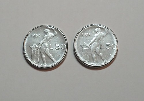 Micro monete lire italia - 50,