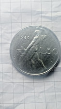 Moneta rara italiana 50 lire