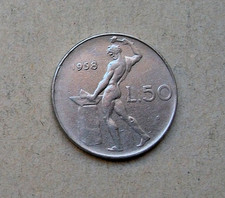 1958 50 LIRE VULCANO