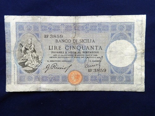 1915 rara banconota lire - rara,