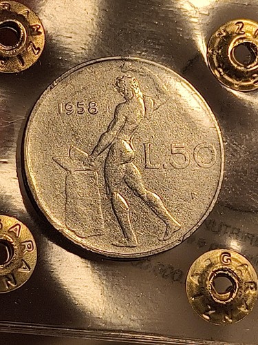 Lire 1958 vulcano italia - 50,