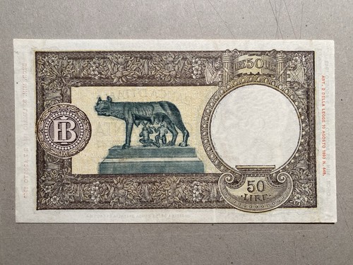 Banconota banknote lire - banknote, 50