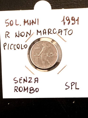 Moneta lire mini 1991 - moneta, 50