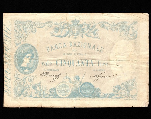 Italia lire 1892 741 - italia, **