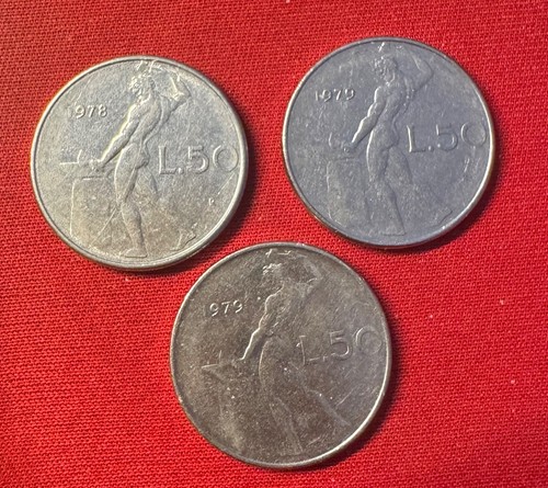 Monete lire rare - 3, 50