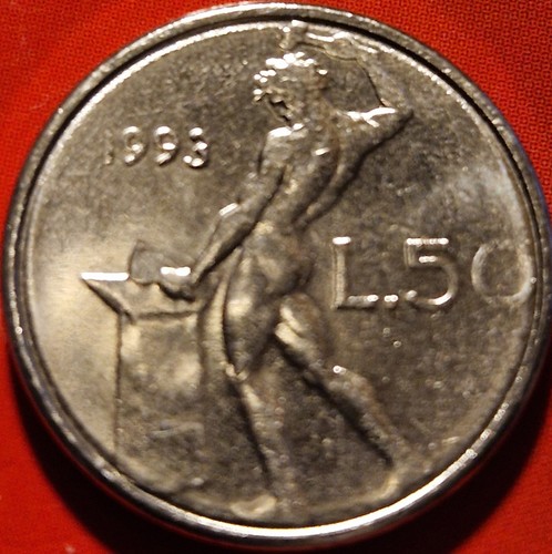 Italia moneta lire piccola - moneta, 50