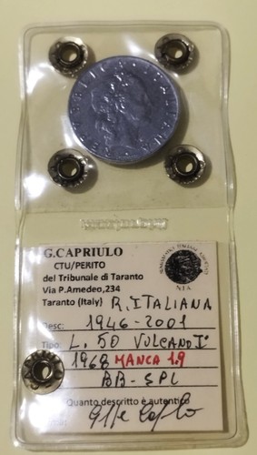 Moneta lire anno 1968 - da,