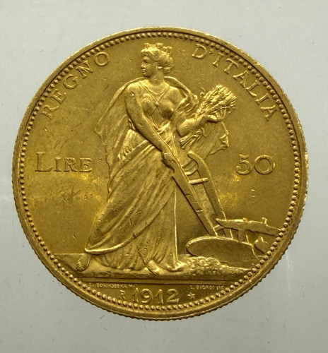 Raro lire aratrice 1912 - 50,