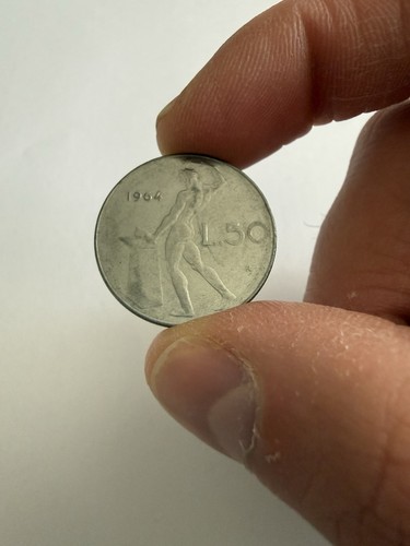 Moneta rara 50lire - moneta,