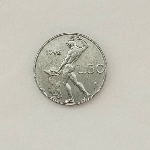 Moneta lire piccola rara - 50,