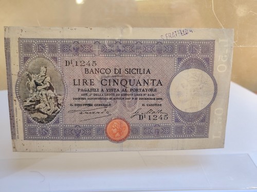 Banco sicilia lire - sicilia,