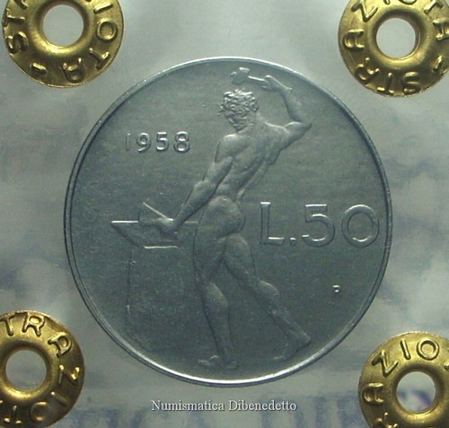 Repubblica italiana 50 lire - italiana,