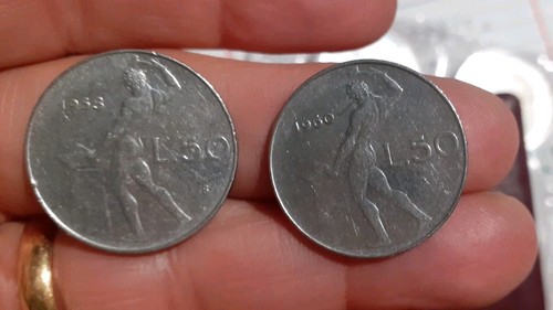 Lire 1958 1960 vulcano - 50,