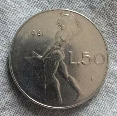 Moneta repubblica italiana - moneta,