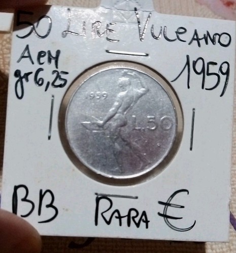 Lire 1959 vulcano - 50,